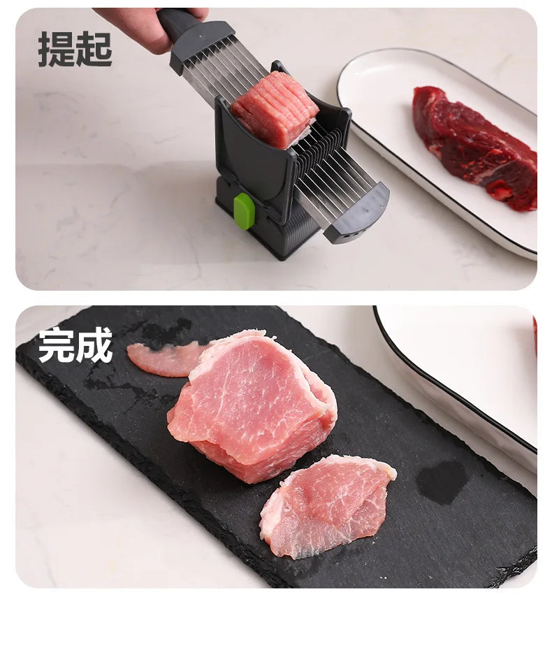 Stainless Steel Meat Cutter Household Multifunction Fast Meat Slicer Vegetable Cutting Dice Meat High Quality Kitchen Gadgets