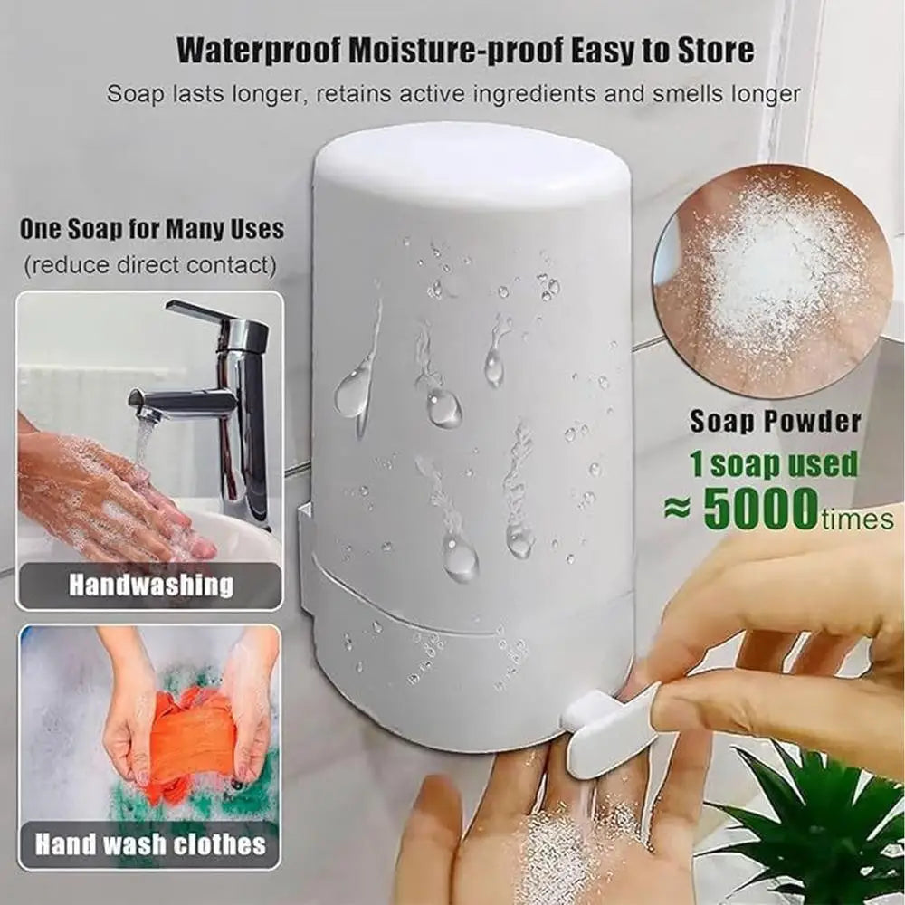 Soap Grinder for Bar Soap Wall-Mounted, No Drilling Waterproof Soap Container Cheese Grinder for Travel Kitchen Bathroom