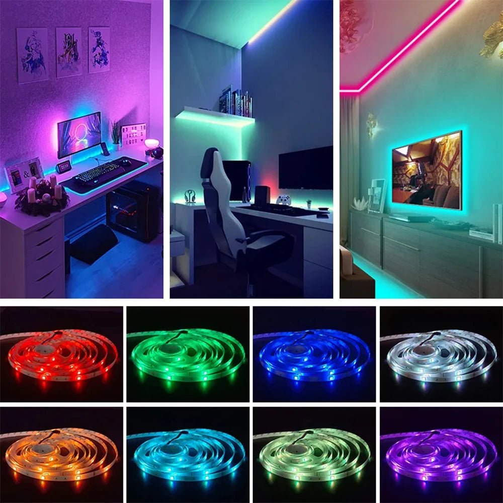 40m Bluetooth led strip light,Led Strip Lights, Led Lights For Bedroom, Smart Led Lights APP Control  For Birthday Christmas